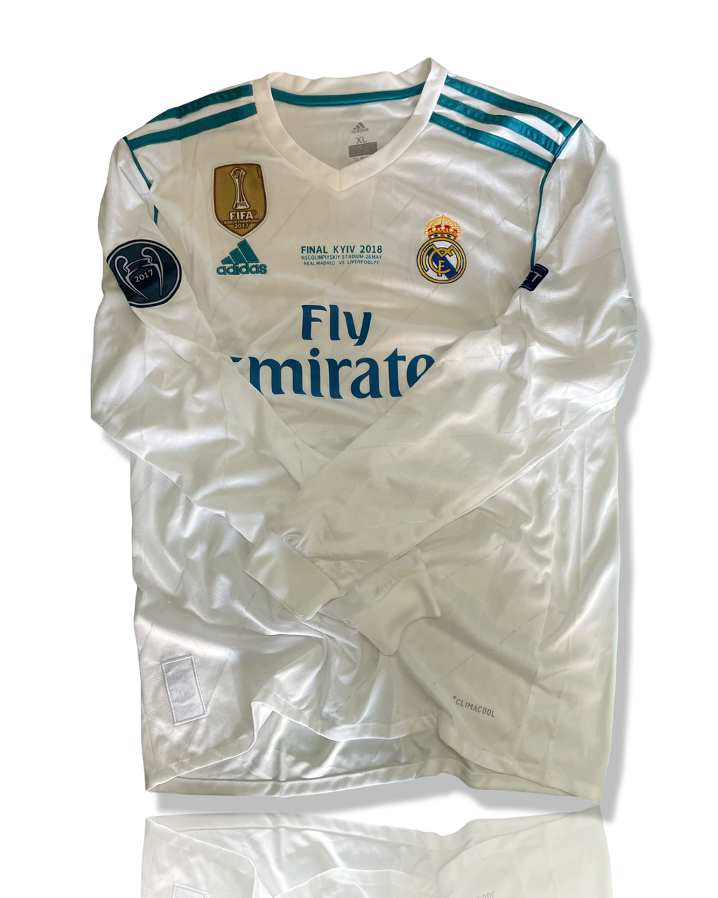 Real Madrid Home 17/18 UCL Final Long Sleeve