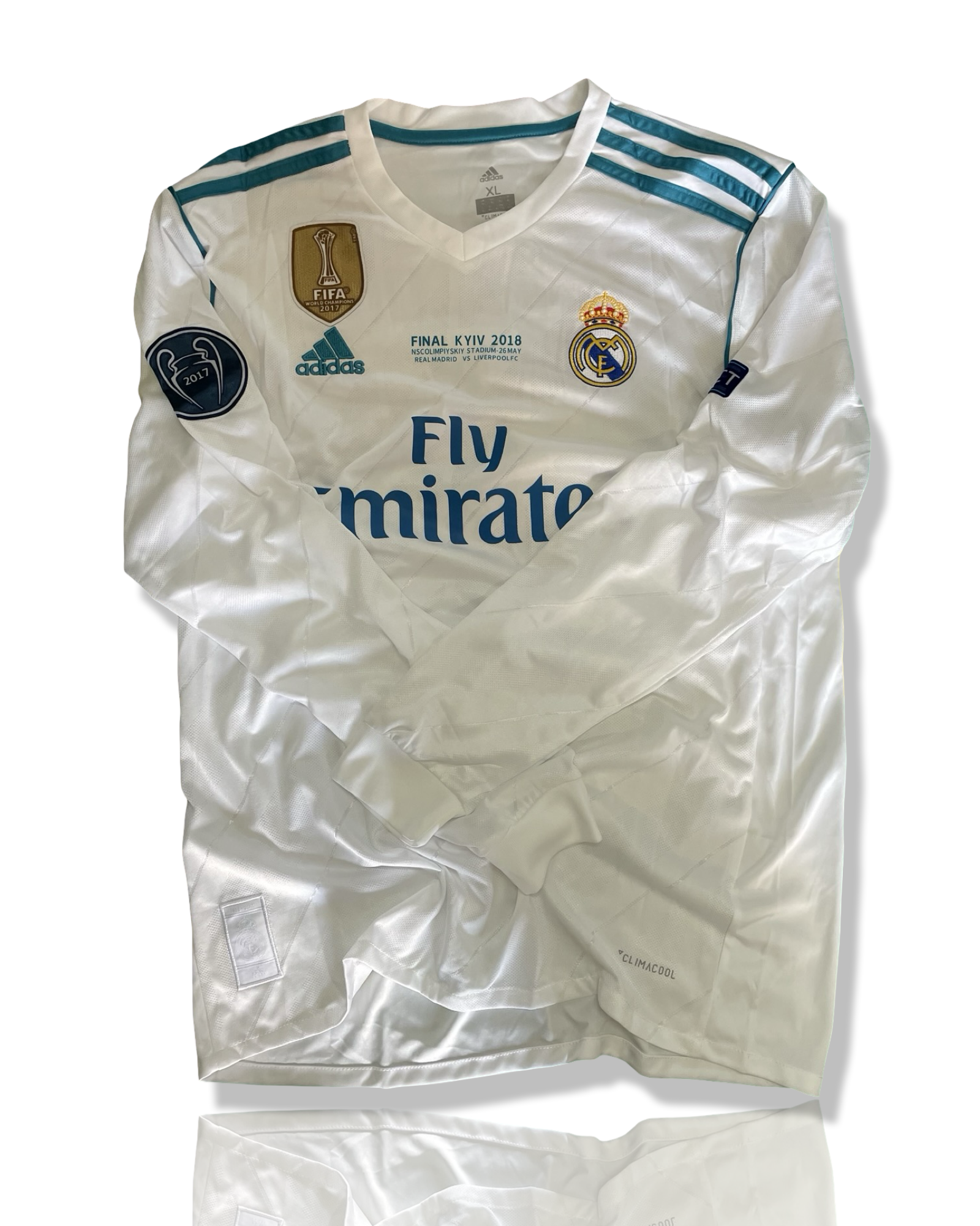 Real Madrid Home 17/18 UCL Final Long Sleeve