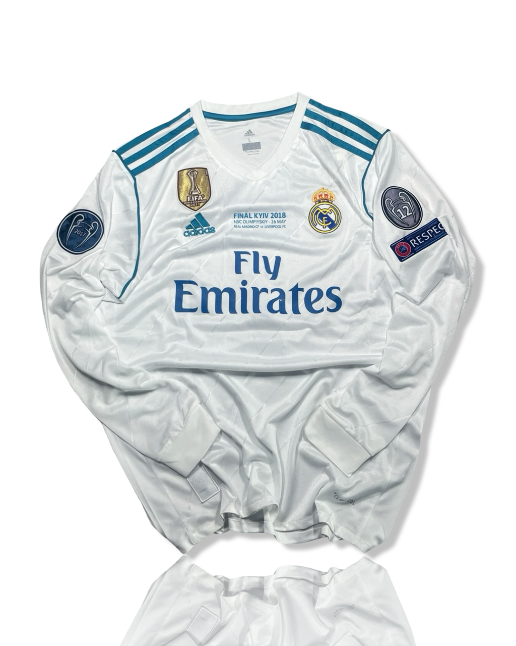 Real Madrid Home 17/18 UCL Long Sleeve