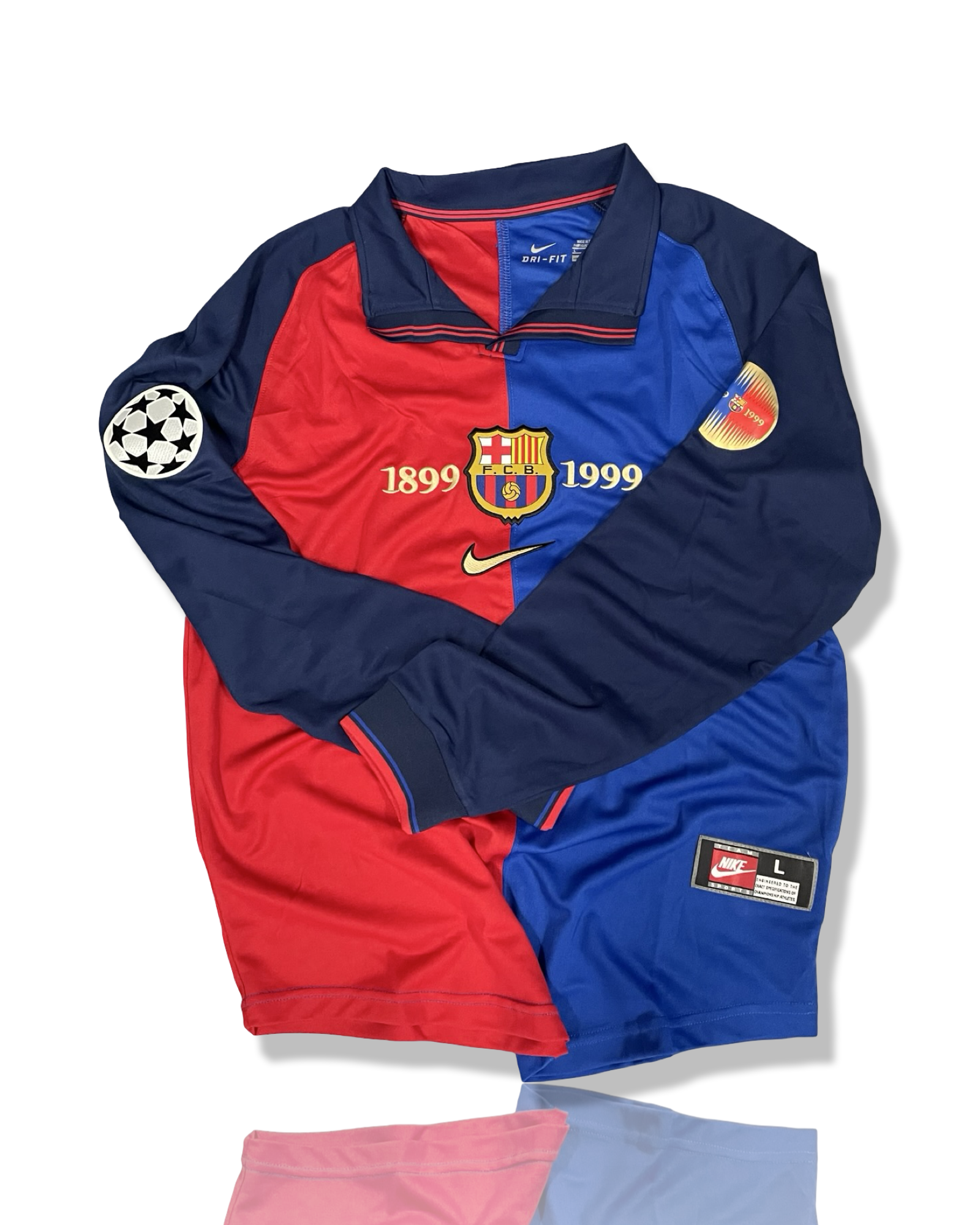 FC Barcelona Home 99-00 UCL Long Sleeve