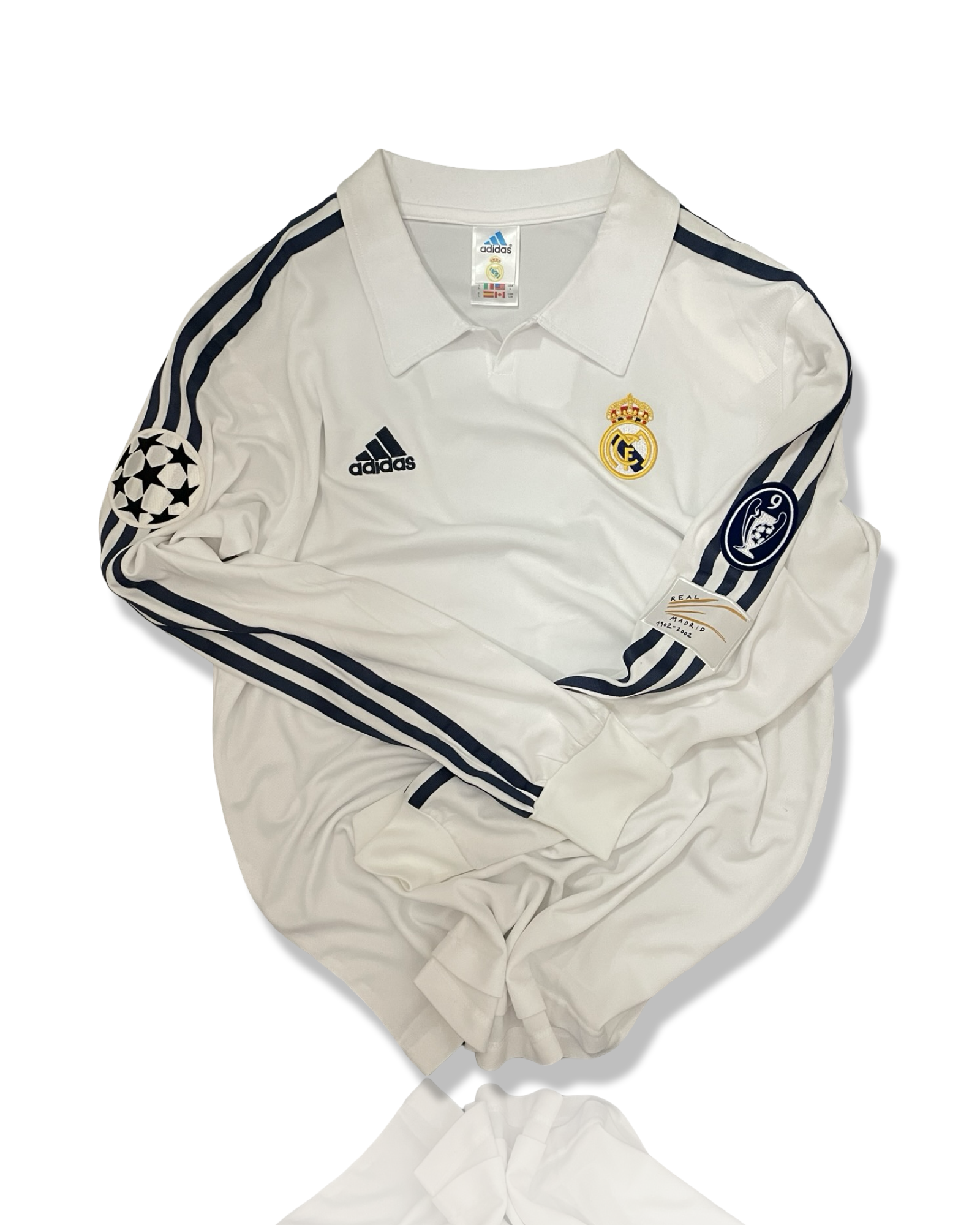 Real Madrid Home 01/02 Long Sleeve