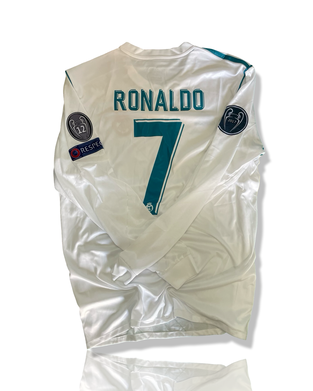 Real Madrid Home 17/18 UCL Final Long Sleeve