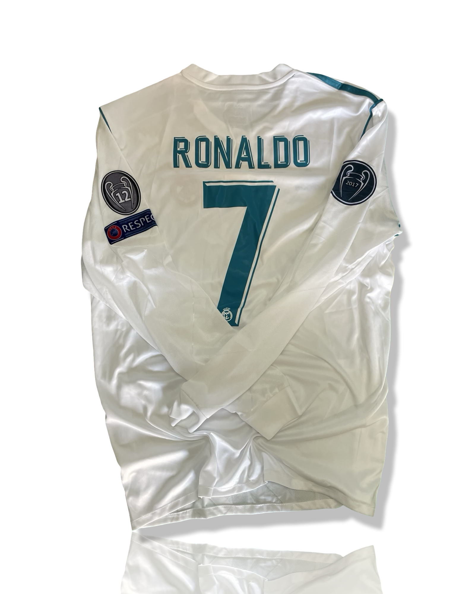 Real Madrid Home 17/18 UCL Final Long Sleeve